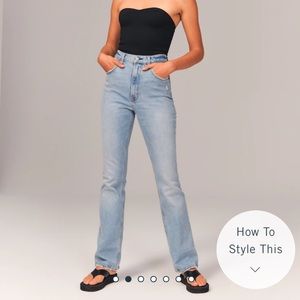 Abercrombie & Fitch Ultra High Rise Vintage Flare Jeans
